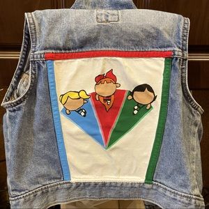 Kids Jean jacket,  power puff girls FOR SALE